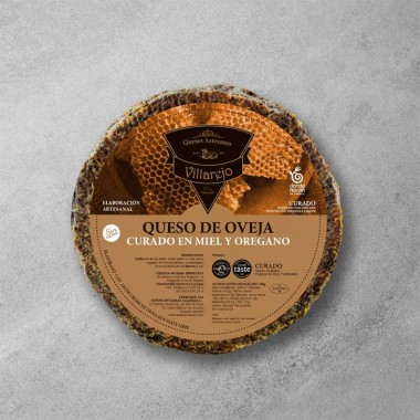 Queso Curado con Miel y Orégano