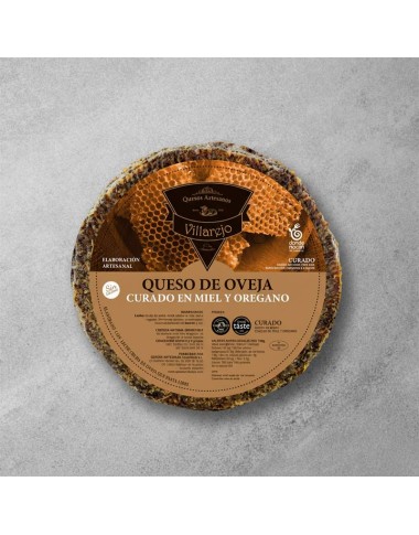 Queso Curado con Miel y Orégano