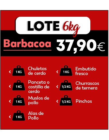 Lote 6KG Barbacoa